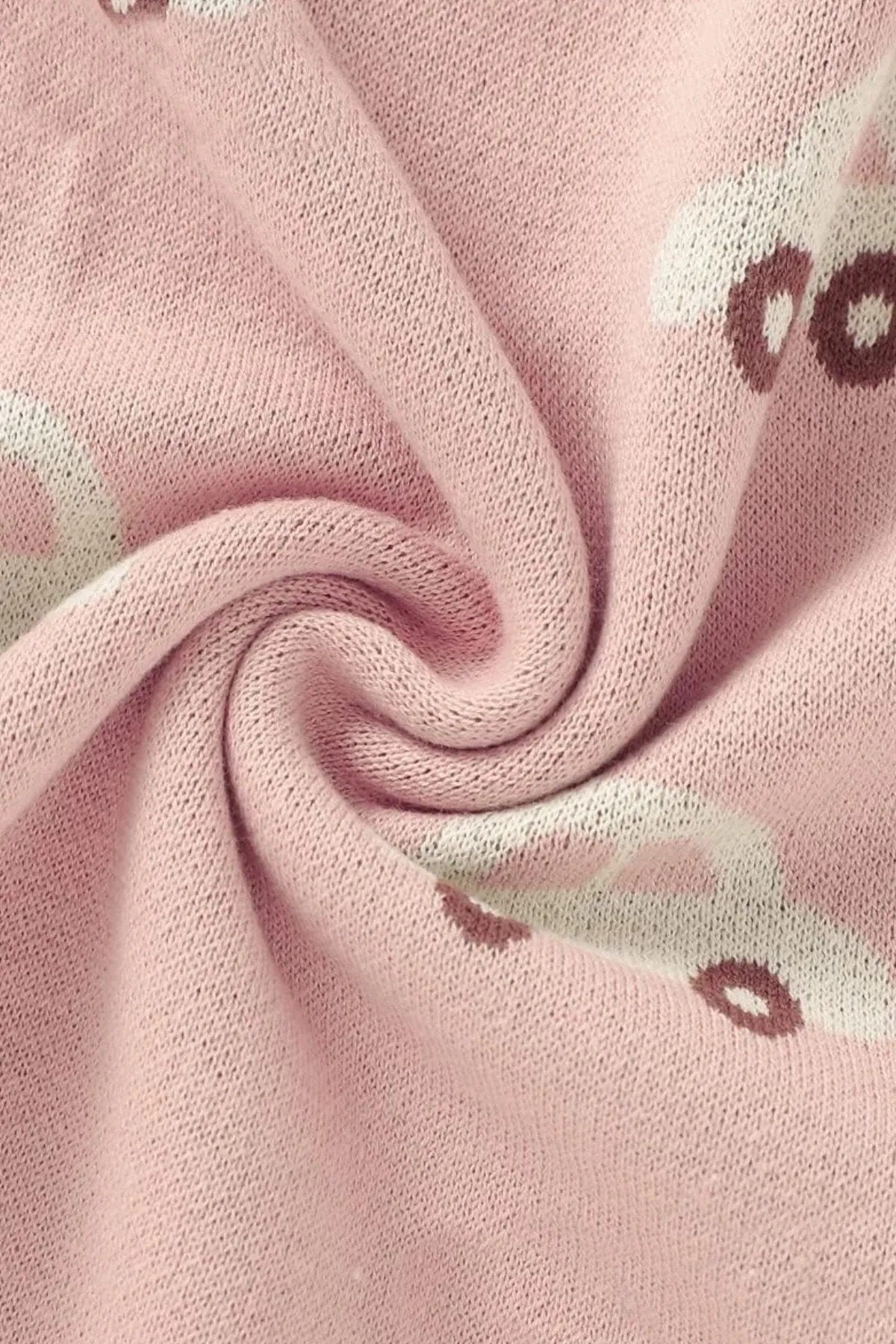 Kız Ve Erkek Bebek Için Örgü Bebek Battaniyesi Araba Rüyası Pembe - battani.co
