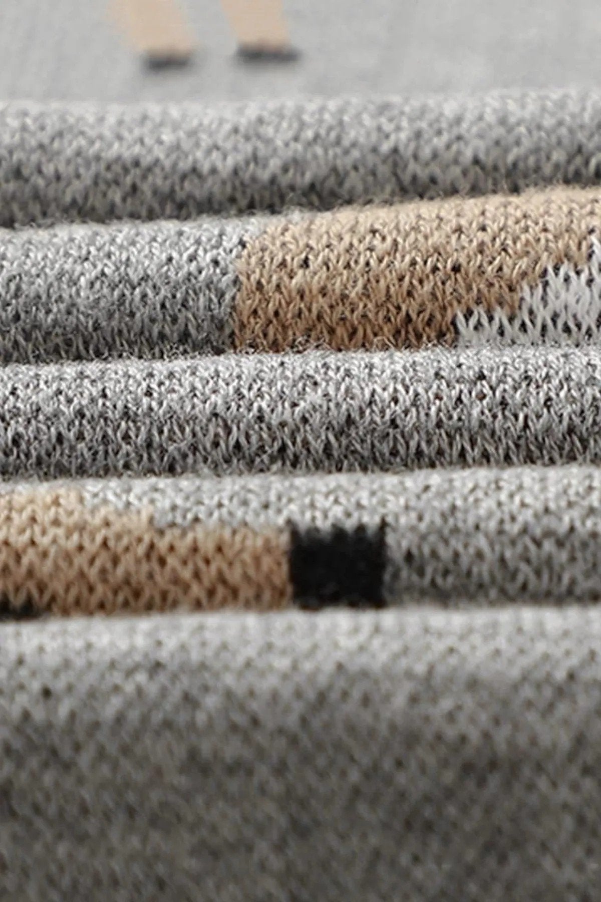 Kız Ve Erkek Bebek Için Örgü Bebek Battaniyesi Minik Ceylan Gri - battani.co