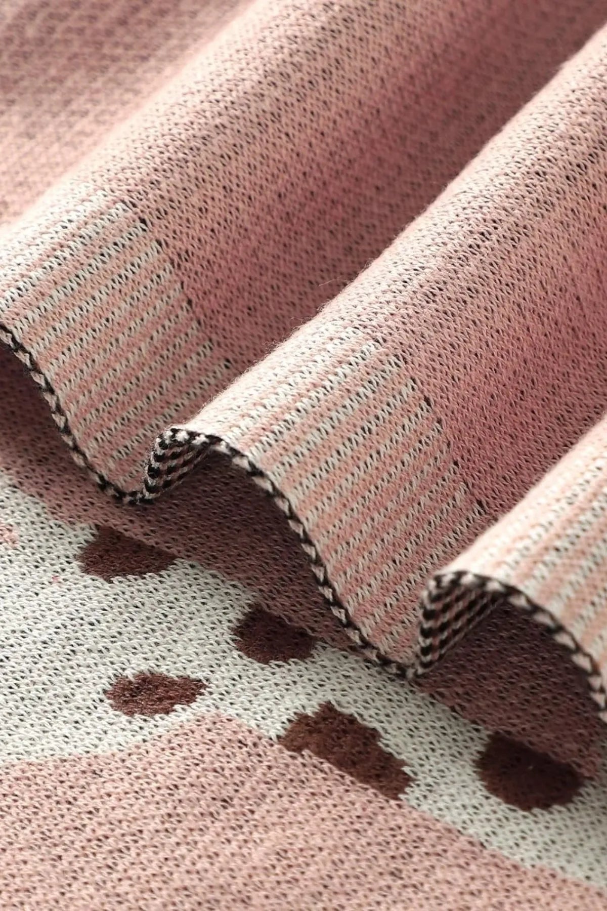 Kız Ve Erkek Bebek Için Örgü Bebek Battaniyesi Züry Pembe - battani.co