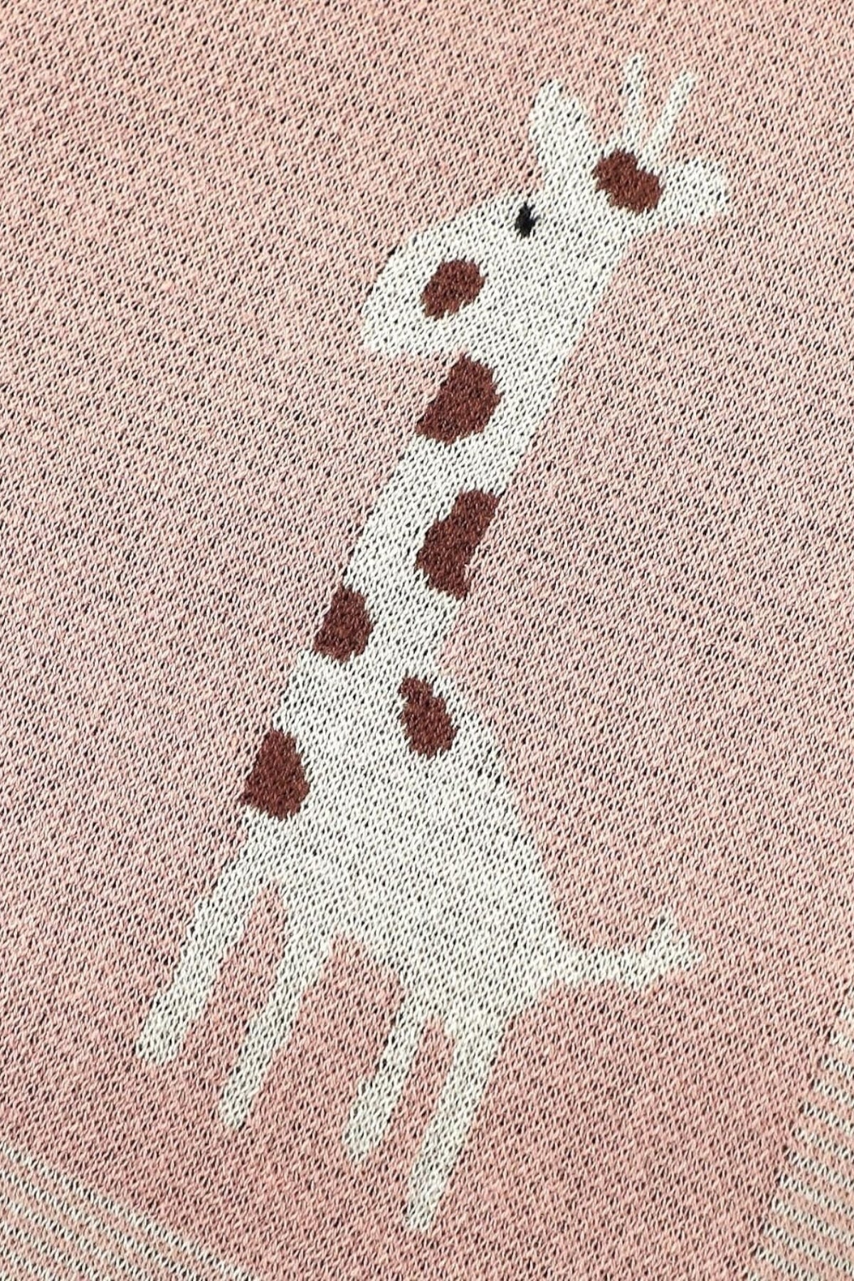 Kız Ve Erkek Bebek Için Triko Örgü Bebek Battaniyesi 85cm X85cm Pembe Züry - battani.co