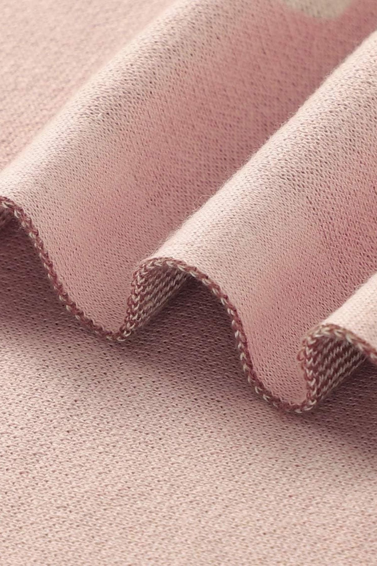 Kız Ve Erkek Bebek Için Triko Örgü Bebek Battaniyesi 85cm X85cm Araba Rüyası Pembe - battani.co