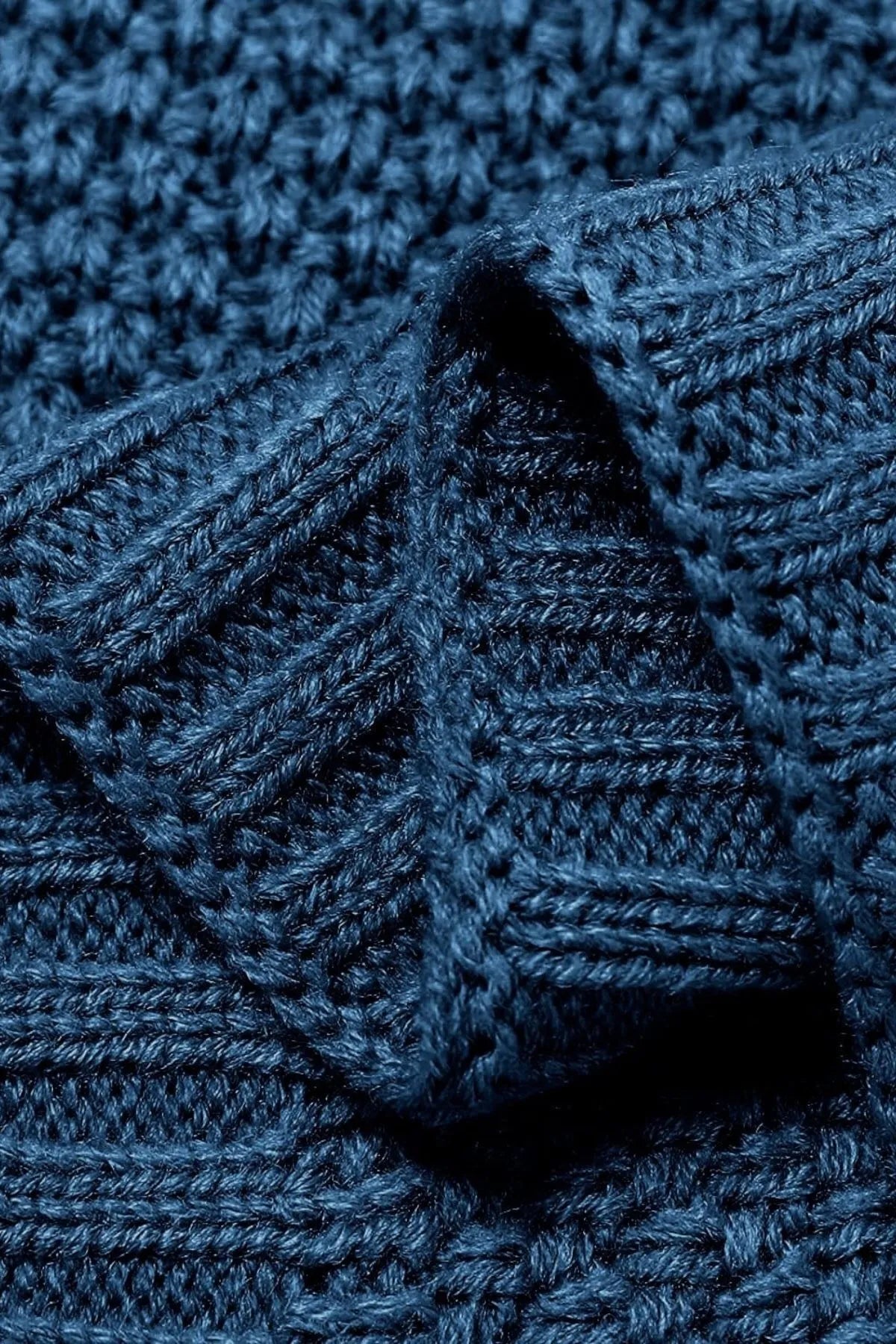 Kız Ve Erkek Bebek Için Örgü Bebek Battaniyesi Basics Indigo - battani.co